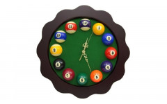 Часы FLOREUS, 39x39 см, зеленый