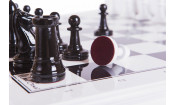 Шахматы Сенеж "Стаунтон" с фигурами, черно-белые