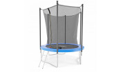 Батут с защитной сеткой DFC JUMP4FUN 6 ft синий с лестницей Батут с защитной сеткой DFC JUMP4FUN 6 ft синий с лестницей