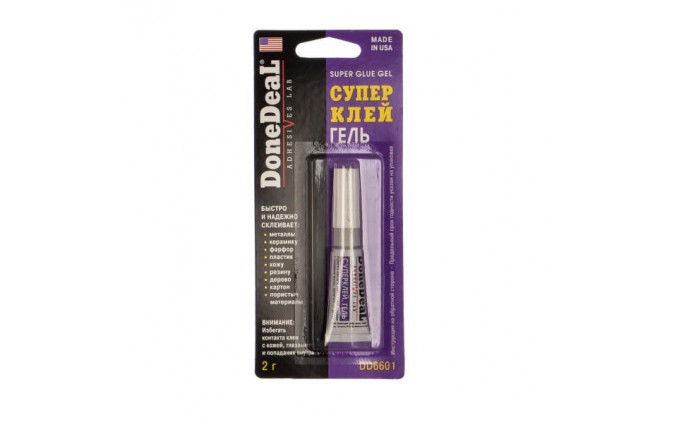 Клей для наклеек DoneDeal Super Glue Gel 2 г 1 шт.