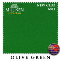 Сукно Milliken Strachan Snooker 6811 New Club 196см Olive Green