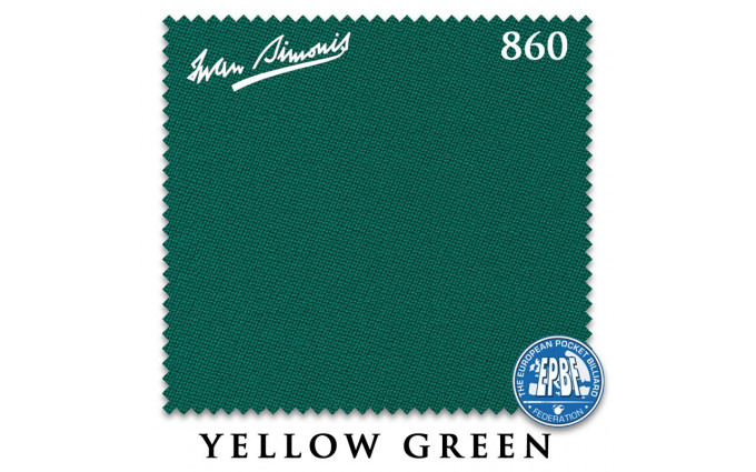 Сукно Iwan Simonis 860 198см Yellow Green