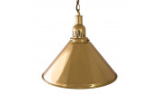 Лампа на один плафон «Elegance» (золотистая чашка, золотистый плафон D35см)