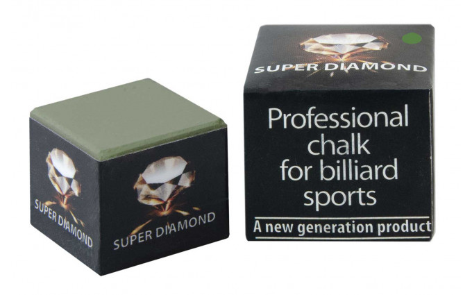 Мел "Super Diamond Grey" (зеленый) черная коробка