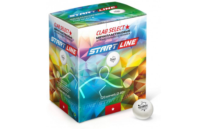 Мячи Start line Club Select 1* New (120 шт, бел.)