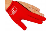 Перчатка для игры в бильярд из линейки аксессуаров Renzline итальянского бренда Longoni, красная